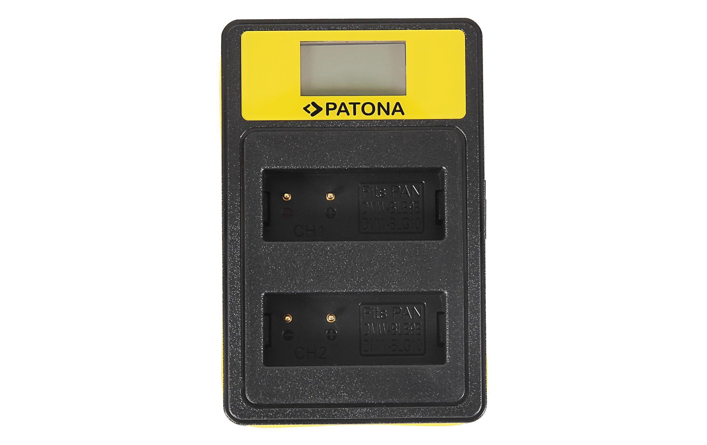 Patona Ladegerät Smart Dual LCD USB Panasonic DMW-BLG10