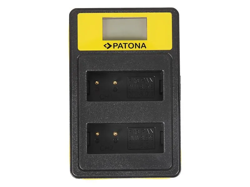 Patona Ladegerät Smart Dual LCD USB Panasonic DMW-BLG10 Patona Ladegerät Smart Dual LCD USB Panasonic DMW-BLG10