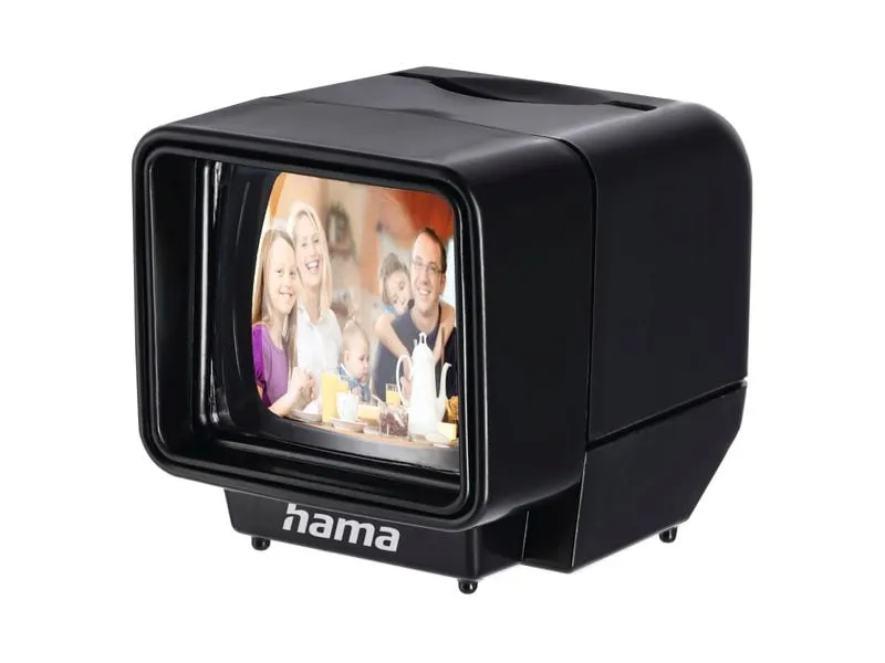 Hama Diabetrachter LED, 3-fach-Vergrösserung, Schwarz Hama Diabetrachter LED, 3-fach-Vergrösserung, Schwarz