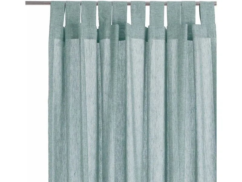Urbanara Vorhang Tolosa Melange, Salbeigrün, 140 x 245 cm Urbanara Vorhang Tolosa Melange, Salbeigrün, 140 x 245 cm