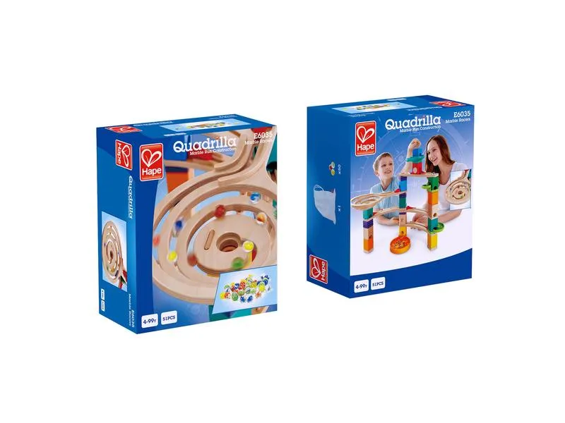 Hape Kugelbahn Zubehör Quadrilla Murmel-Set Hape Kugelbahn Zubehör Quadrilla Murmel-Set