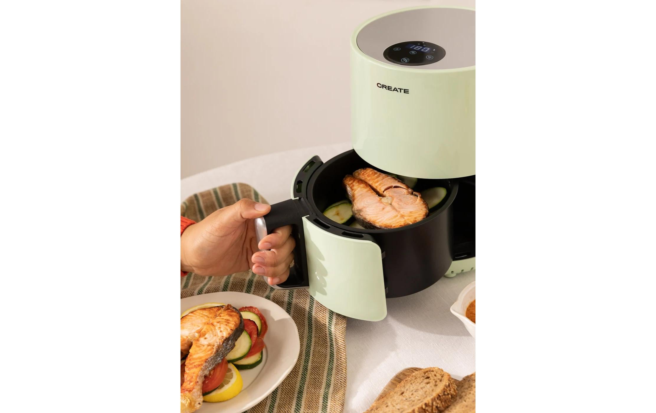 Create Fritteuse Air Fryer Pastelgrün 1.5 l