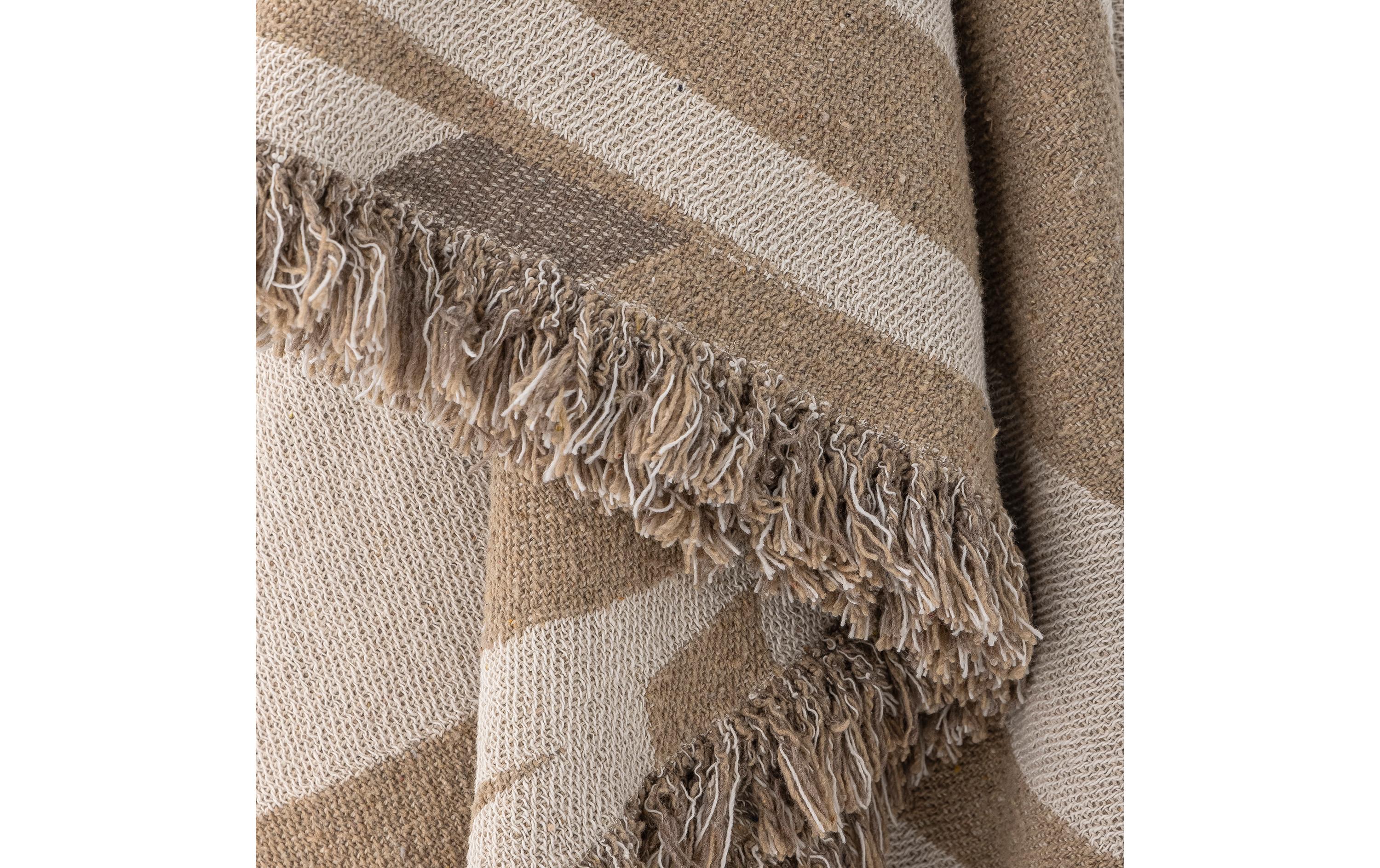 Bloomingville Decke Orinoco 130 x 160 cm, Braun