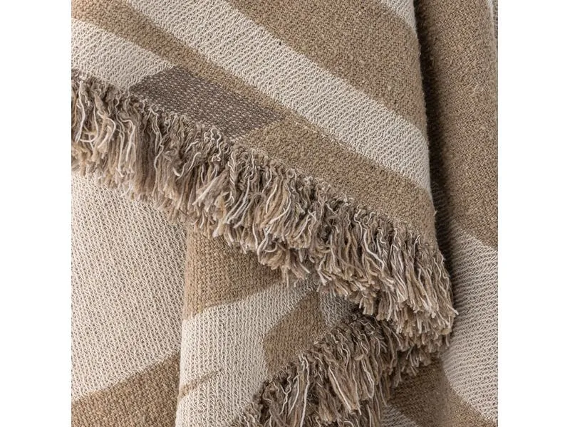 Bloomingville Decke Orinoco 130 x 160 cm, Braun Bloomingville Decke Orinoco 130 x 160 cm, Braun