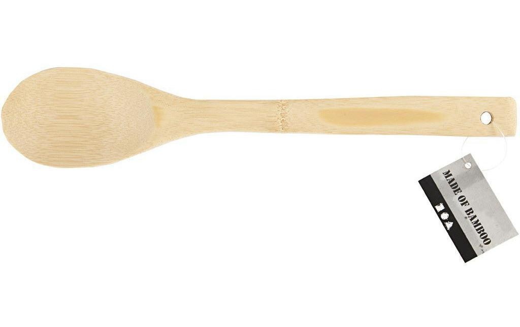 Creativ Company Holzartikel 30 cm Kochlöffel, Bambus
