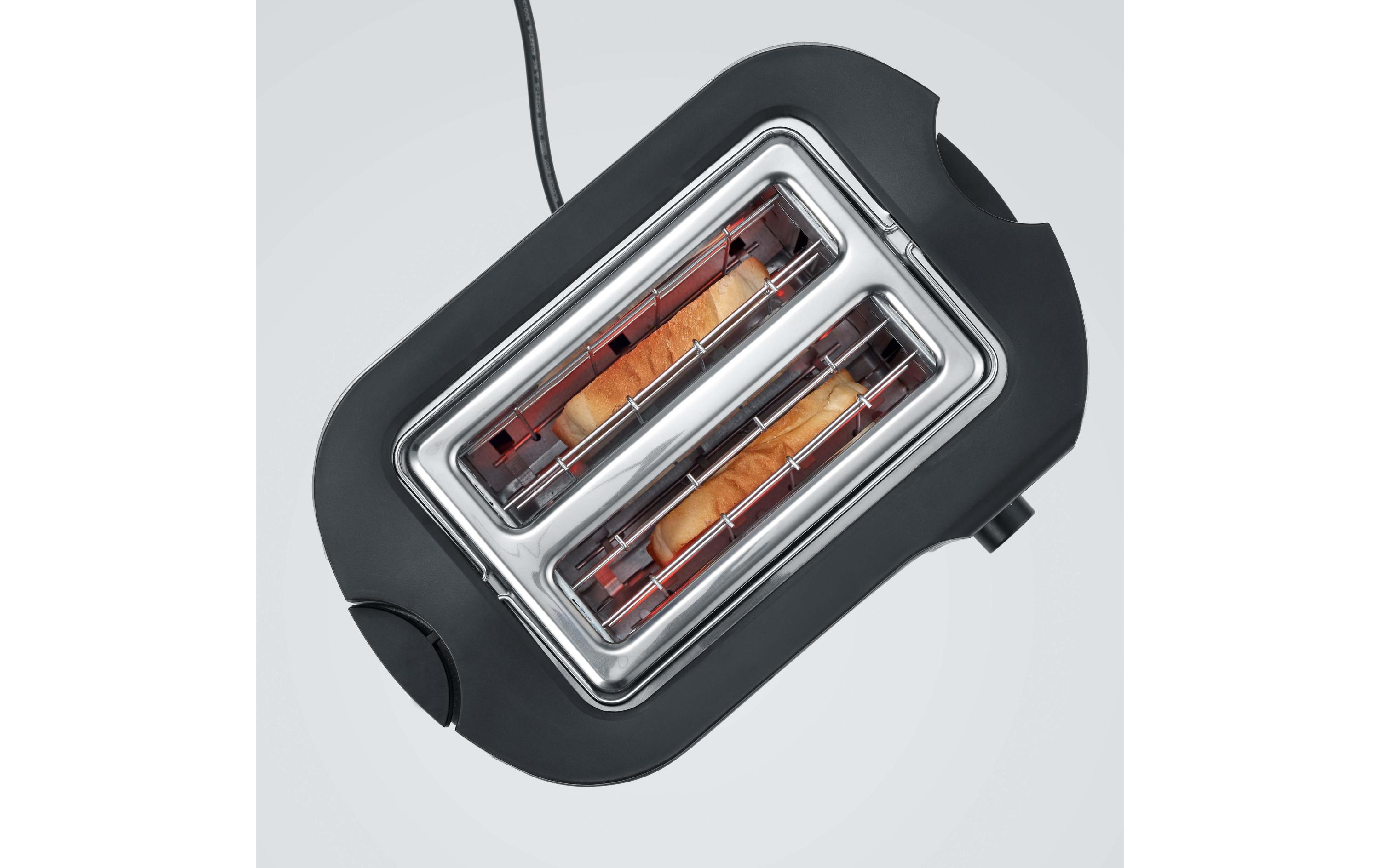 Severin Toaster AT 2217 Rot/Schwarz