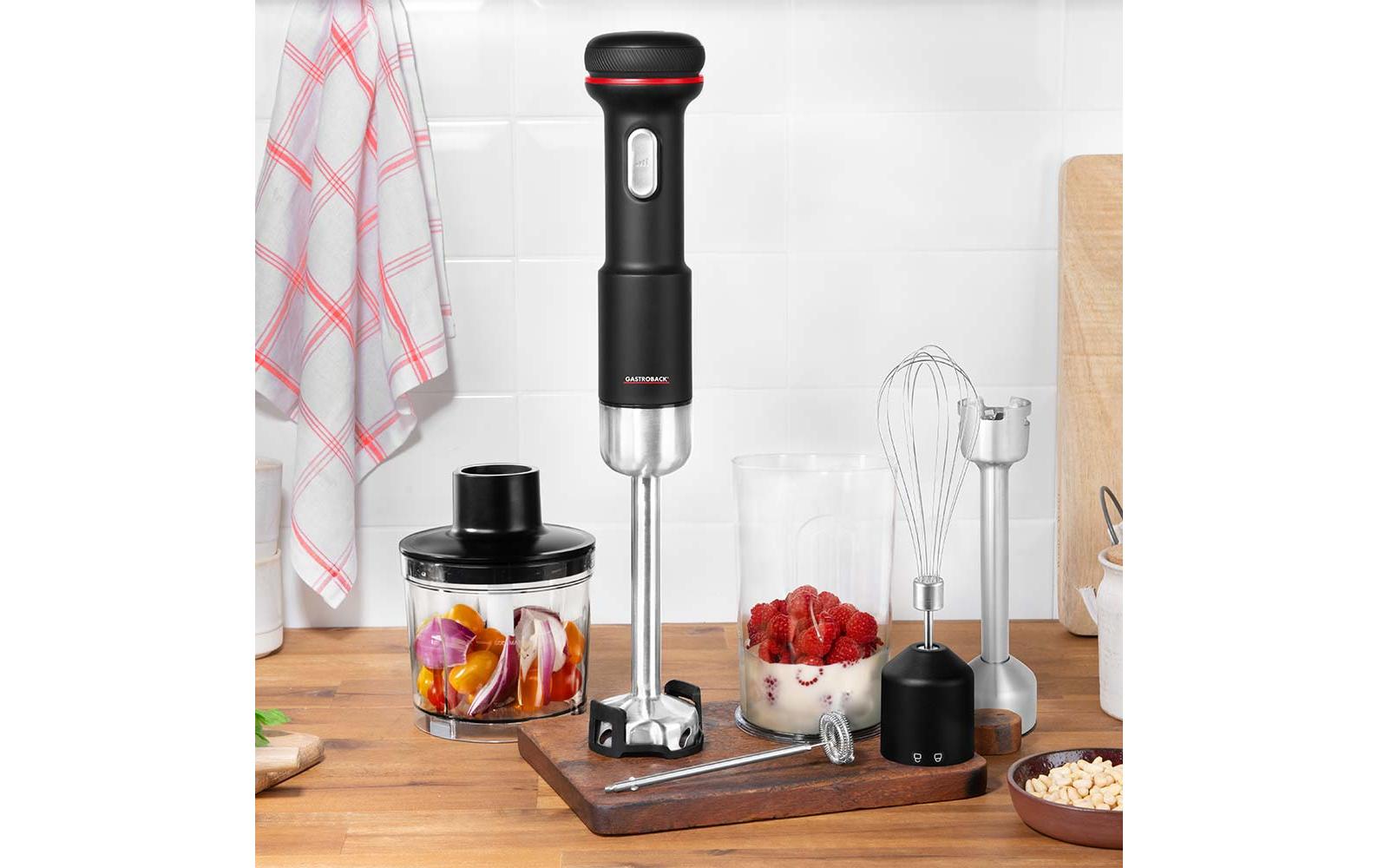 Gastroback Stabmixer Set 5in1 Schwarz