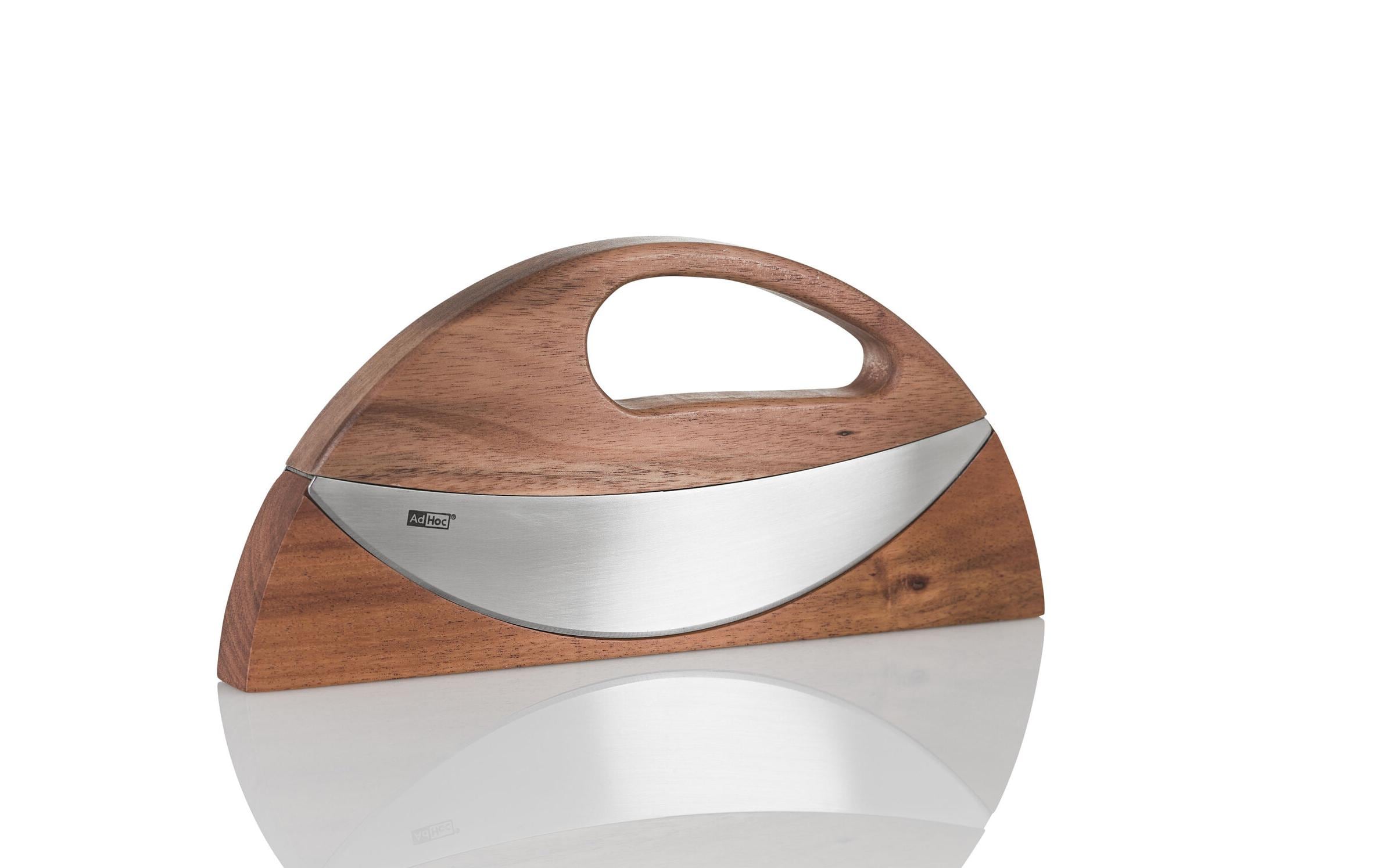 AdHoc Doppel-Wiegemesser Wave Braun AdHoc Doppel-Wiegemesser Wave Braun