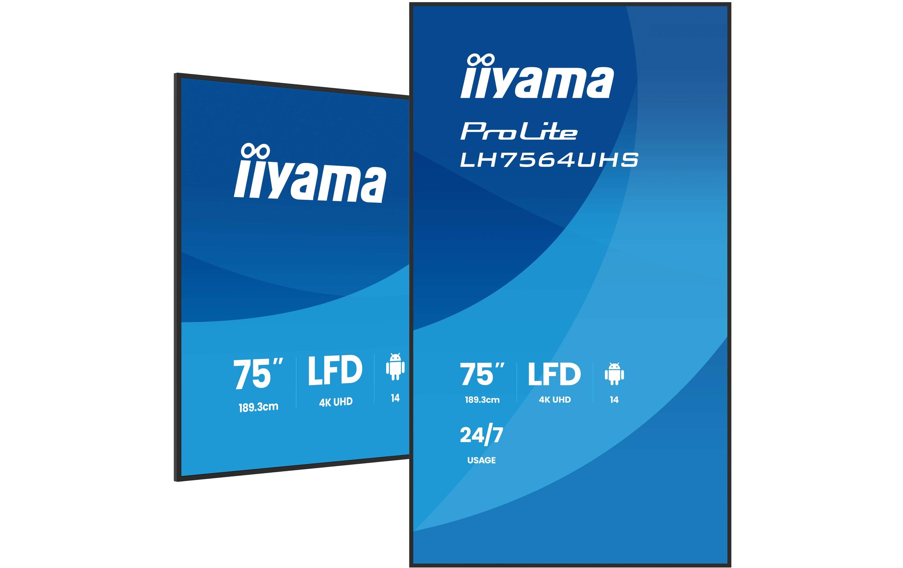 iiyama Public Display LH7564UHS-B1AG 75