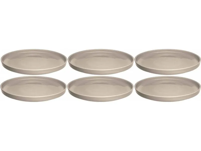 Leonardo Frühstücks- & Dessertteller Roma 6 Stück,Beige