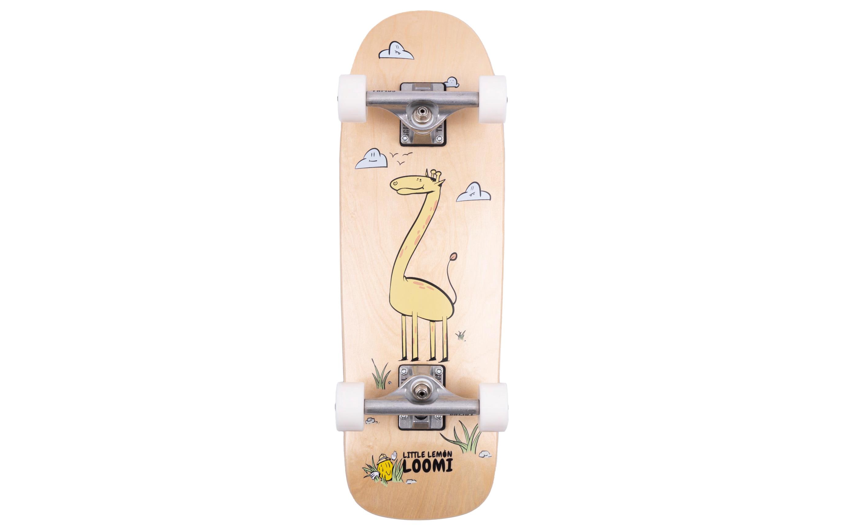 Loomi Boards Skateboard Corkgrip Giraffe 24.75