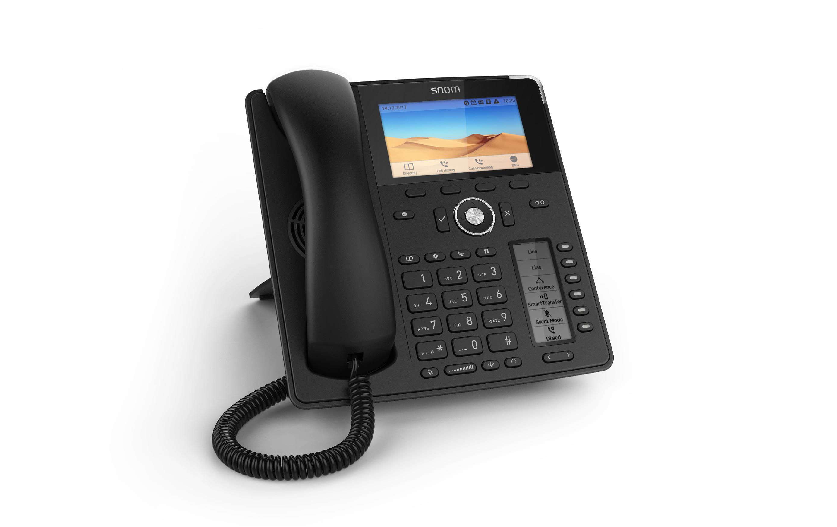 snom Tischtelefon D785N Schwarz snom Tischtelefon D785N Schwarz