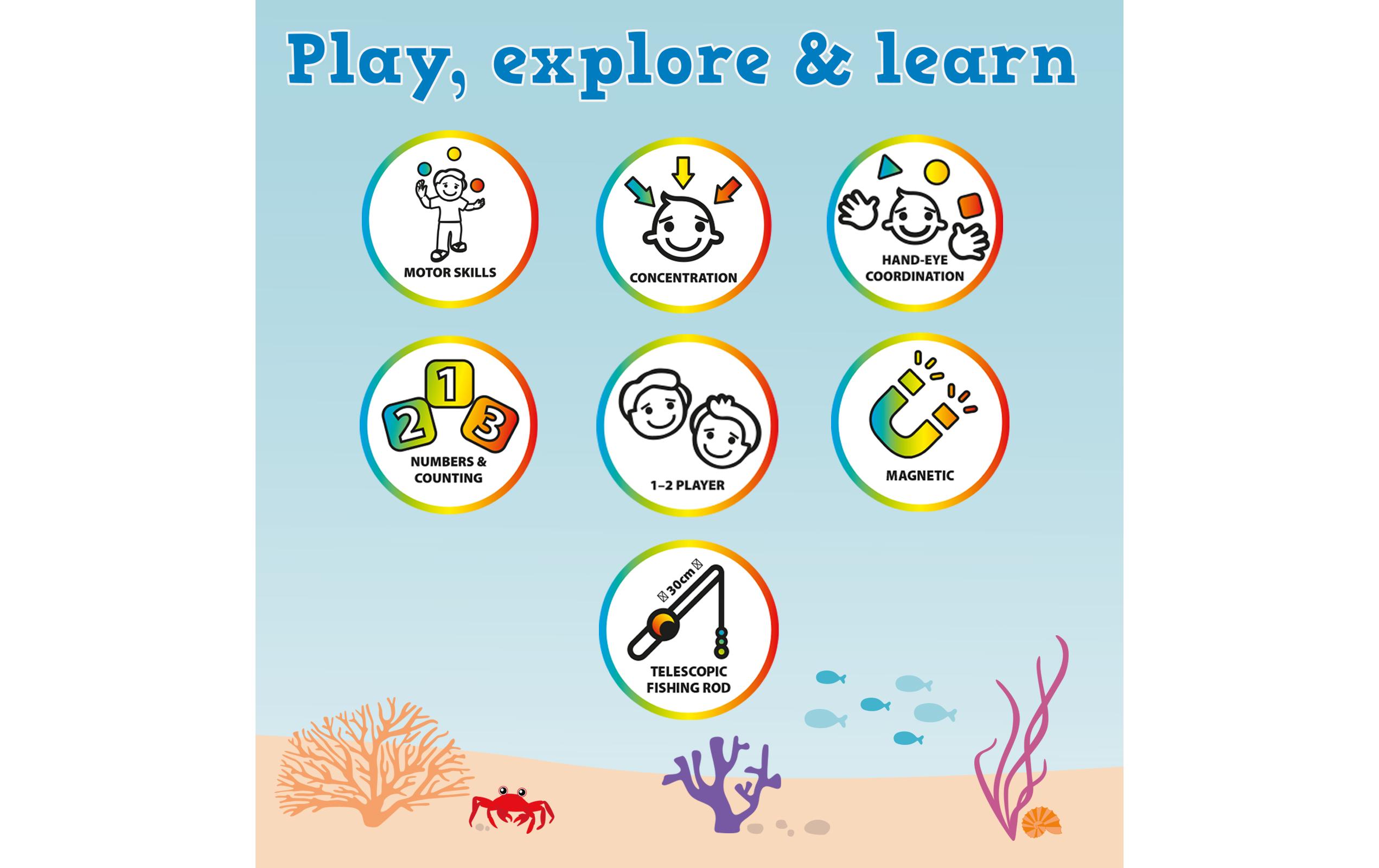 Schildkröt Funsports Fishing Game Angelspiel 11 Teile