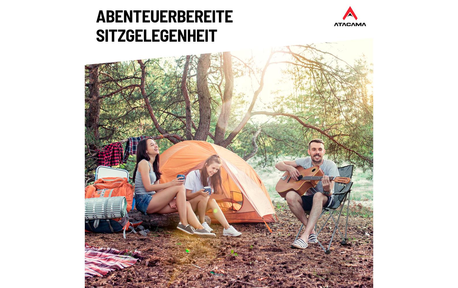 Atacama Campingstuhl Dunkelgrau