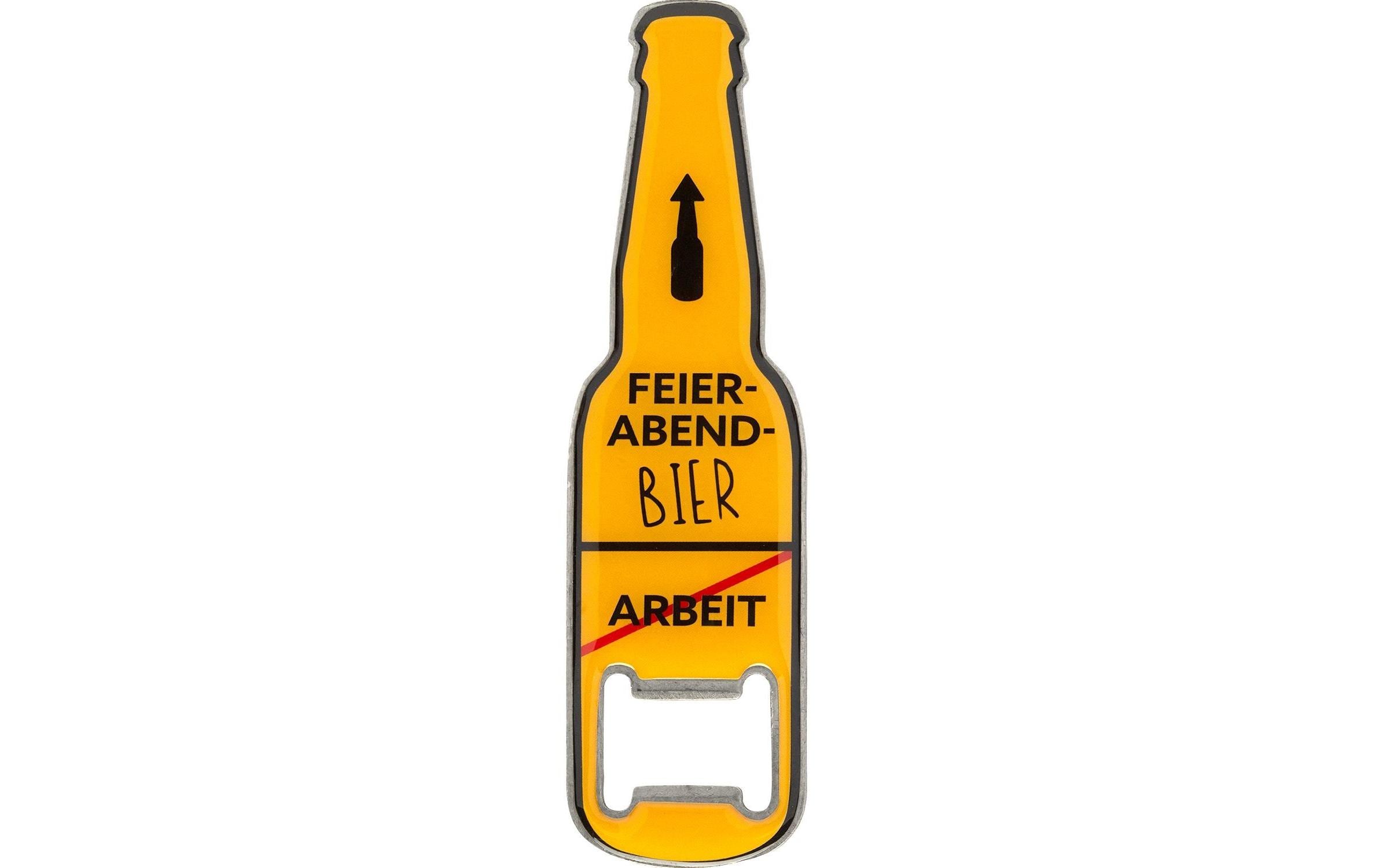 Sheepworld Flaschenöffner Feierabend Bier Gelb