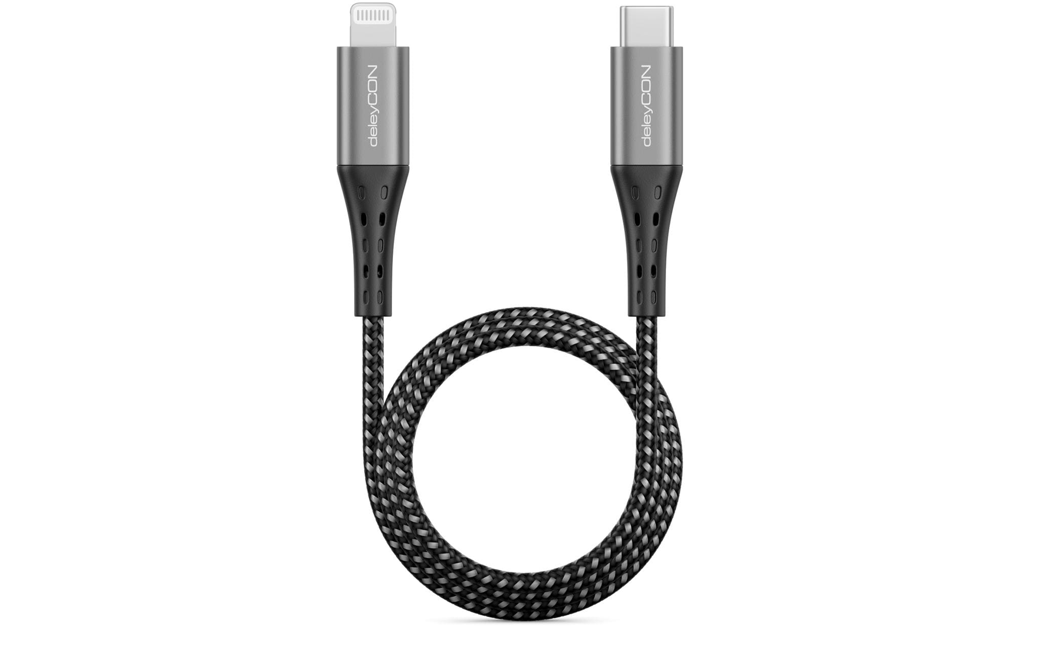 deleyCON USB 2.0-Kabel USB C - Lightning 0.5 m
