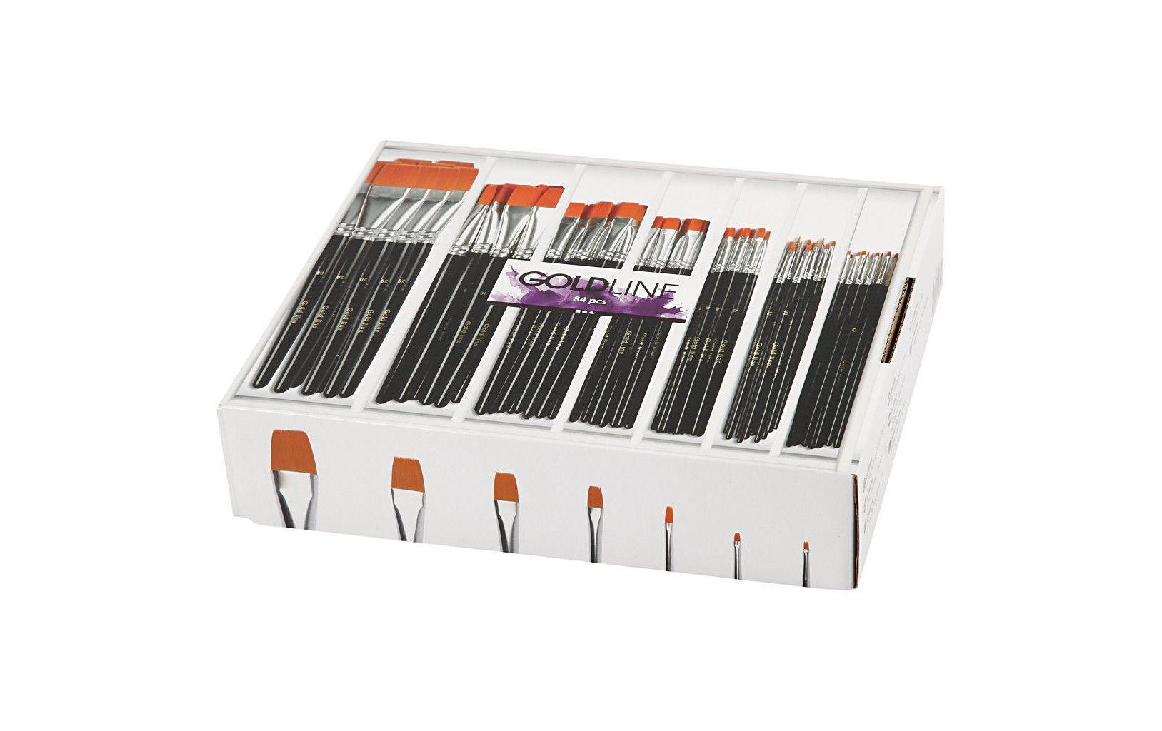 Creativ Company Nylonhaarpinsel Nylonhaar 84 Stück Creativ Company Nylonhaarpinsel Nylonhaar 84 Stück