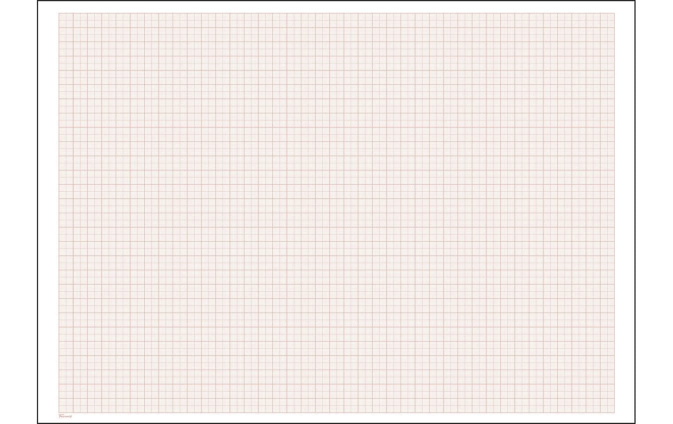 Favorit Notizblock 42 x 29.7 cm, 50 Blatt, Weiss/Braun Favorit Notizblock 42 x 29.7 cm, 50 Blatt, Weiss/Braun