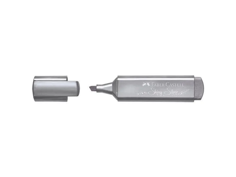 Faber-Castell Textmarker 1546 Shiny Silver, Metallic Faber-Castell Textmarker 1546 Shiny Silver, Metallic