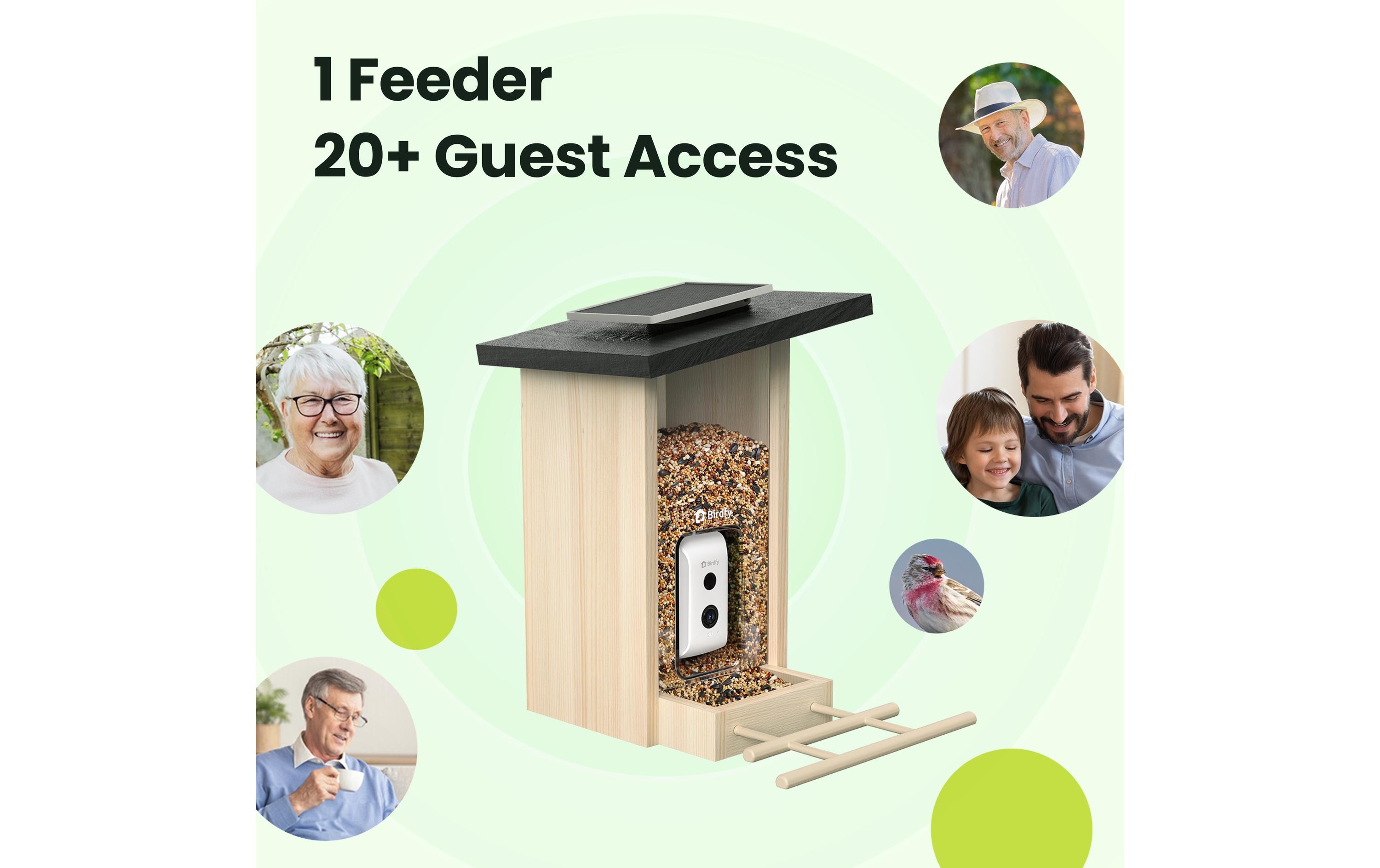 Birdfy FSC Vogelfutterhaus mit AI-Kamera