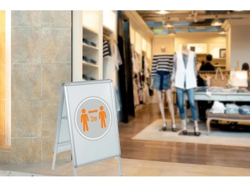 Nobo Premium Plus Plakatständer A1, freistehend und doppelseitig
