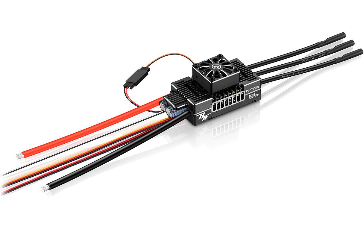 Hobbywing Brushless Regler Platinum Pro V5.1 150 A, 3-8S, BEC