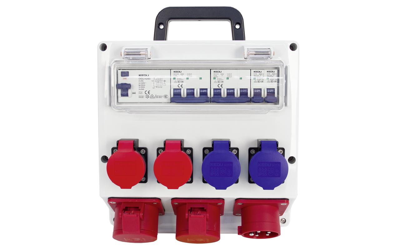 STEFFEN Baustromverteiler CEE16/5 16 A IP55 FI STEFFEN Baustromverteiler CEE16/5 16 A IP55 FI