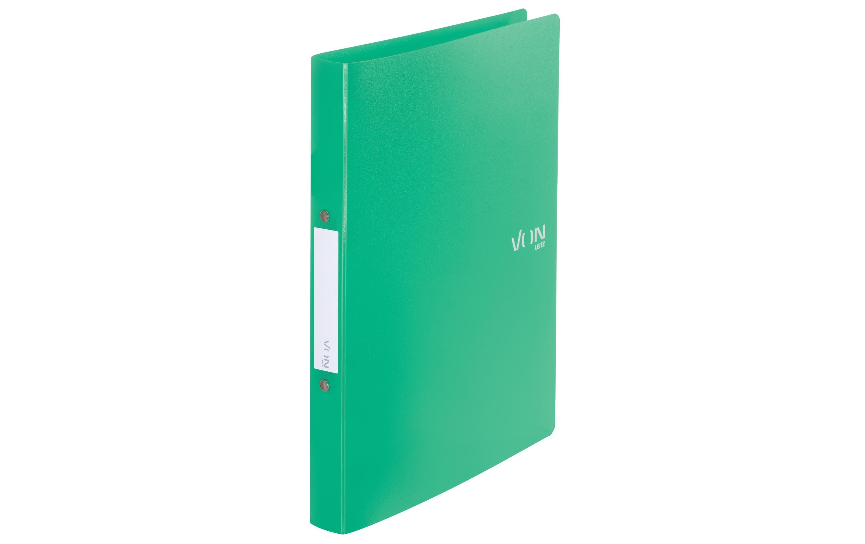 VON Ringbuch A4, 3 cm, Grün