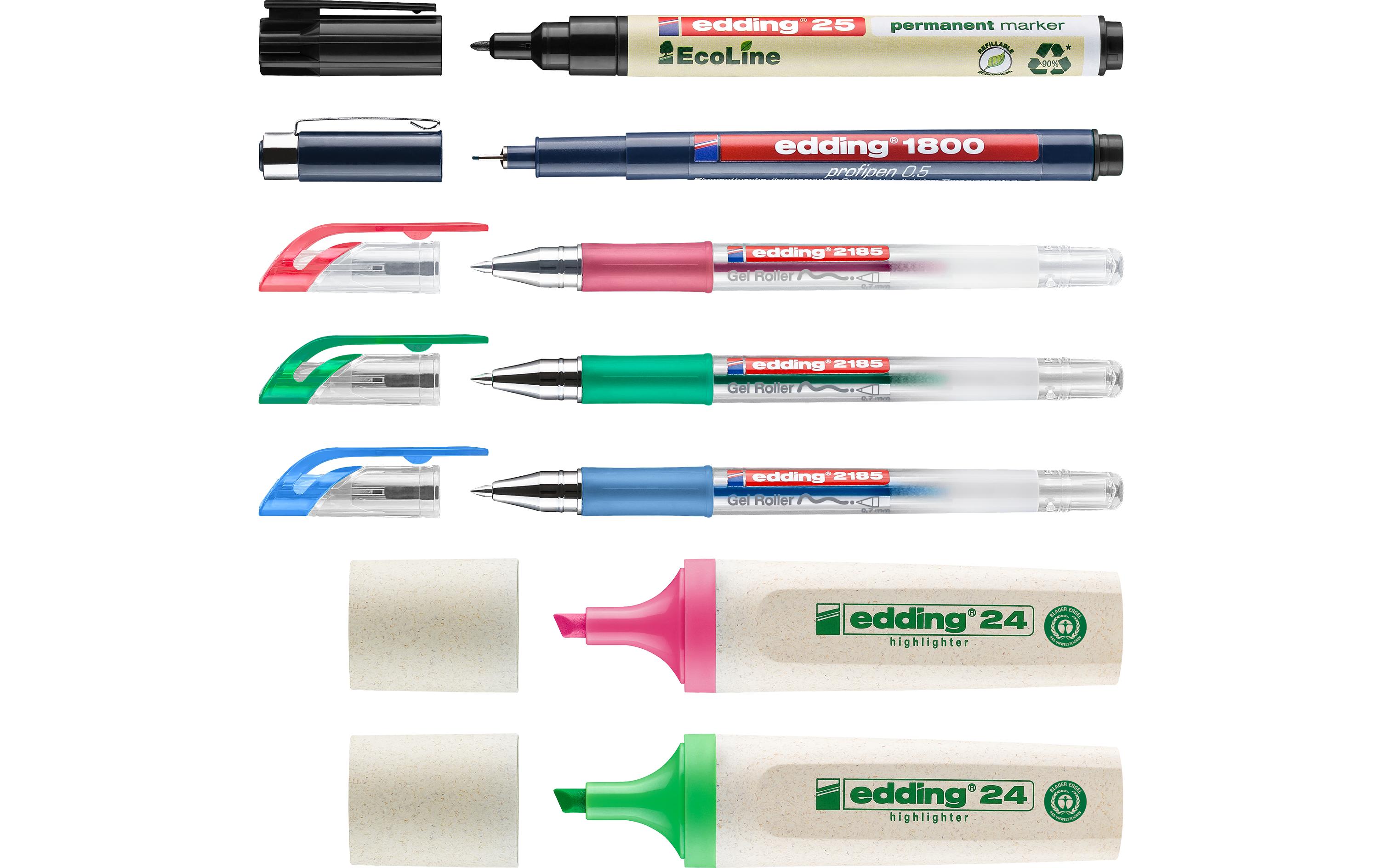 edding Schreibset BacktoWork-Set Desk 7-teilig