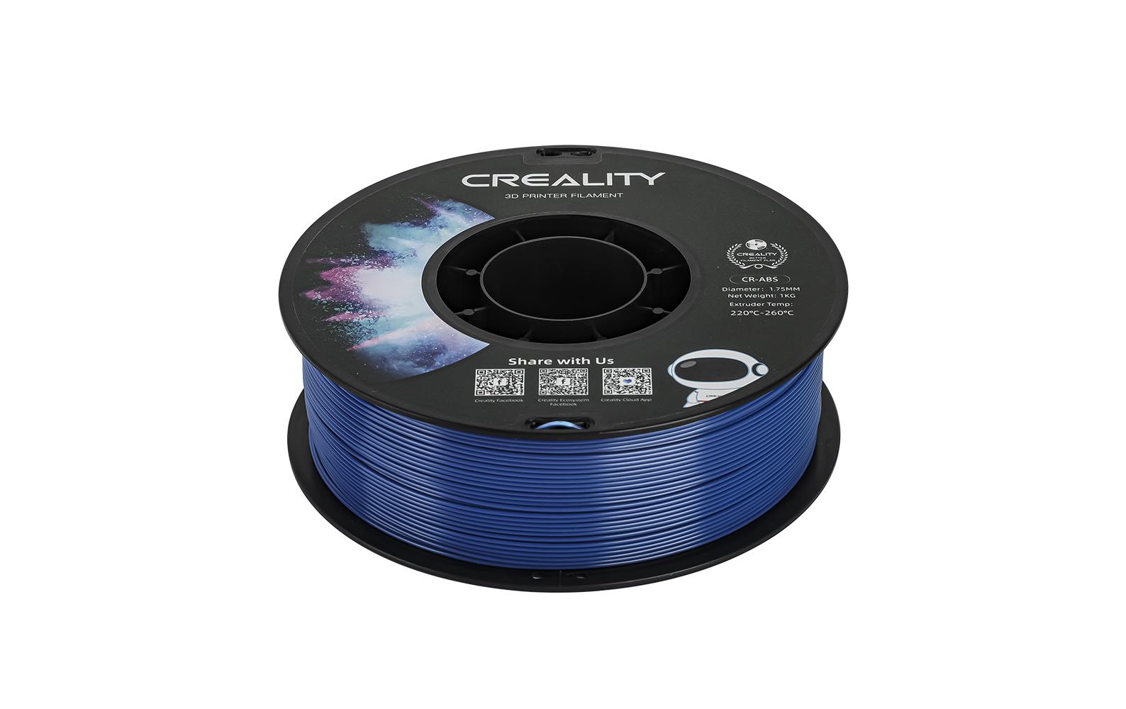 Creality Filament ABS, Blau, 1.75 mm, 1 kg Creality Filament ABS, Blau, 1.75 mm, 1 kg