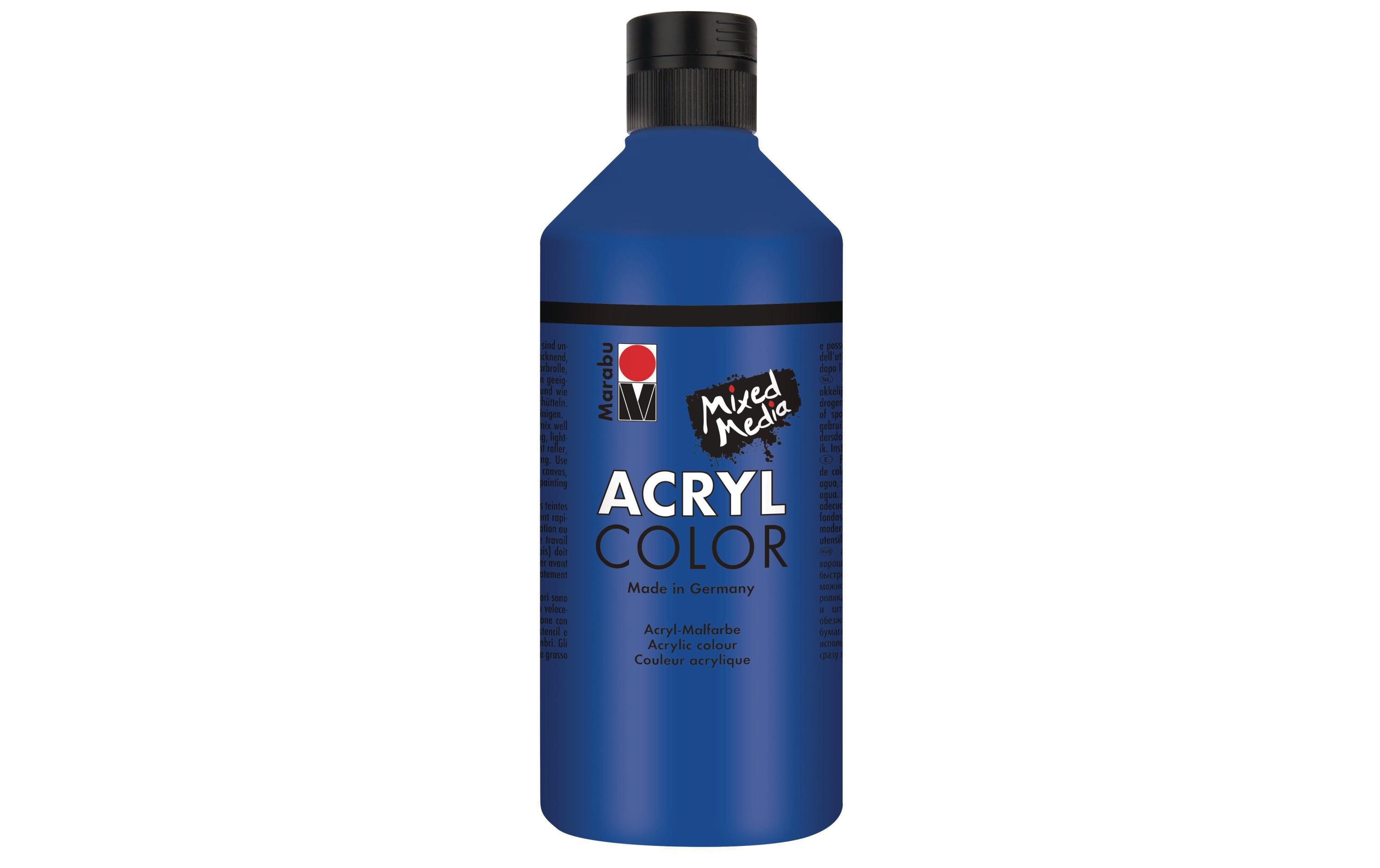 Marabu Acrylfarbe Acryl Color 500 ml Dunkelblau