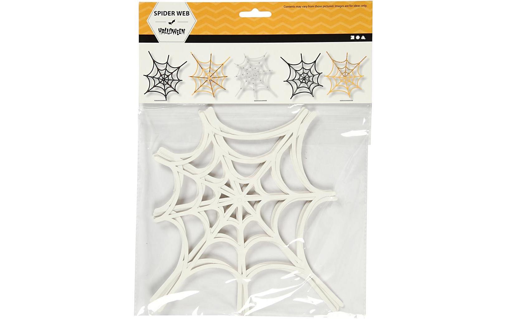 Creativ Company Papierdekoration Spinnenetz 16 Stück