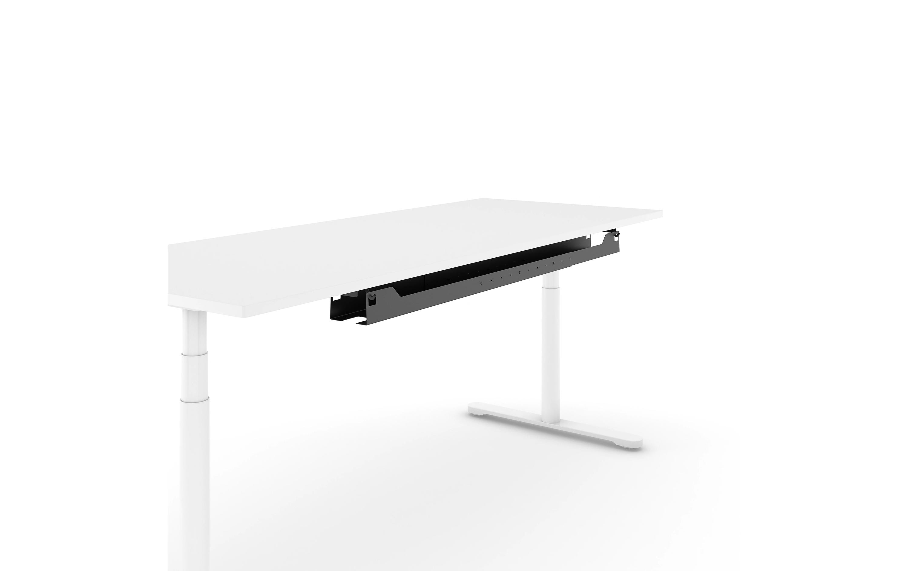 Actiforce Kabelwanne Stretch, 1040 - 1840 mm, Schwarz