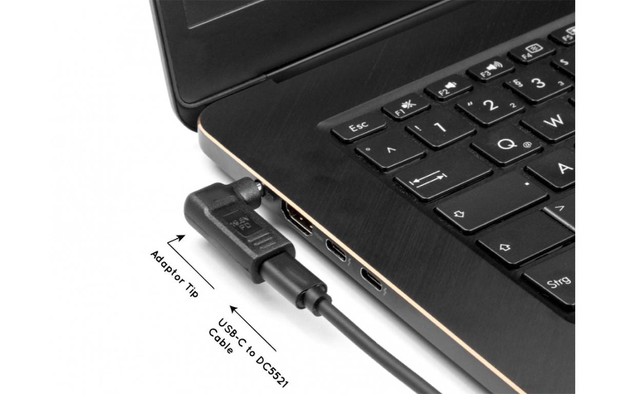 SunSlice USB-C Kabel mit Adapter Set 100 cm 65W