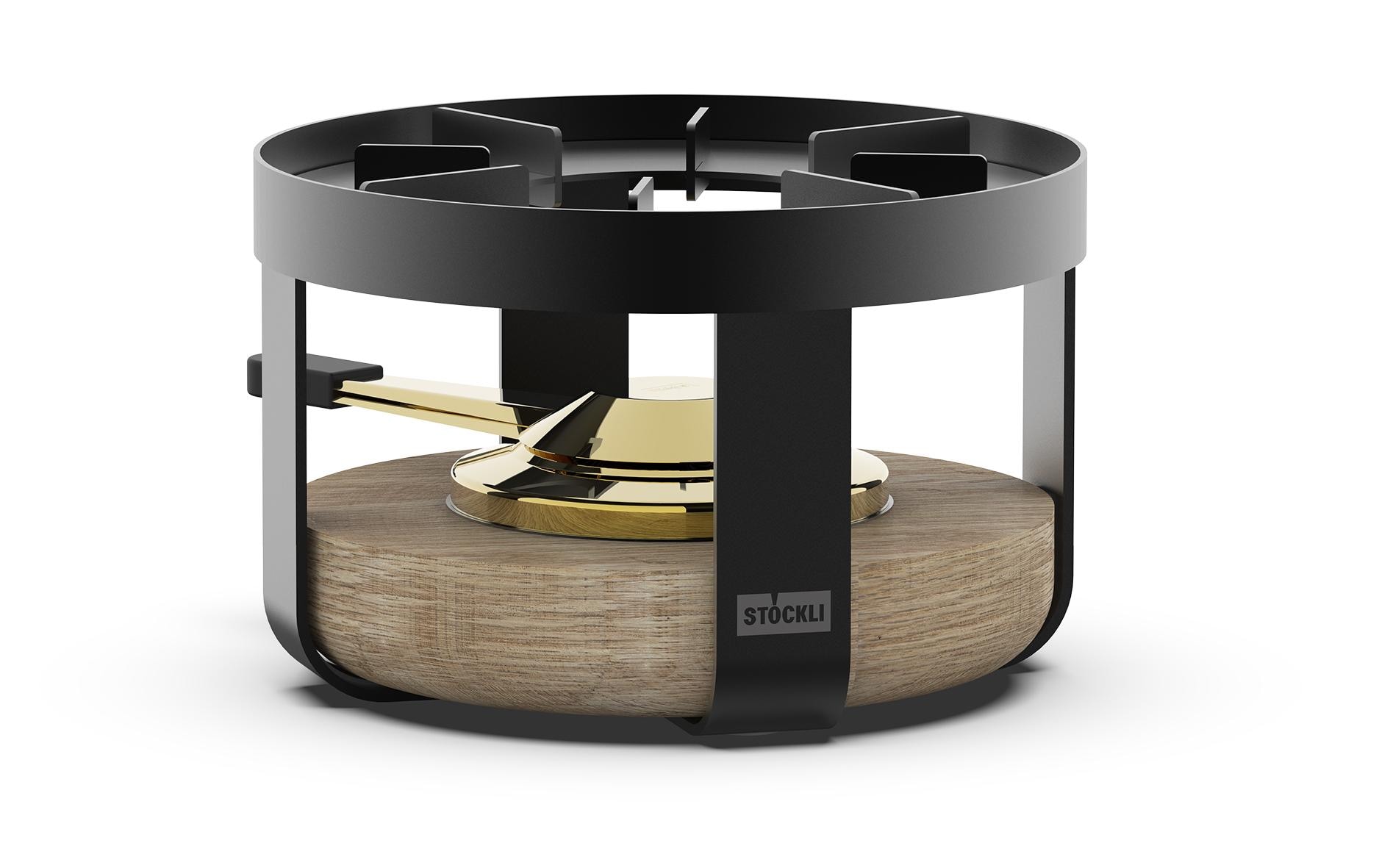 Stöckli Fondue-Rechaud Pilatus Braun/Schwarz Stöckli Fondue-Rechaud Pilatus Braun/Schwarz