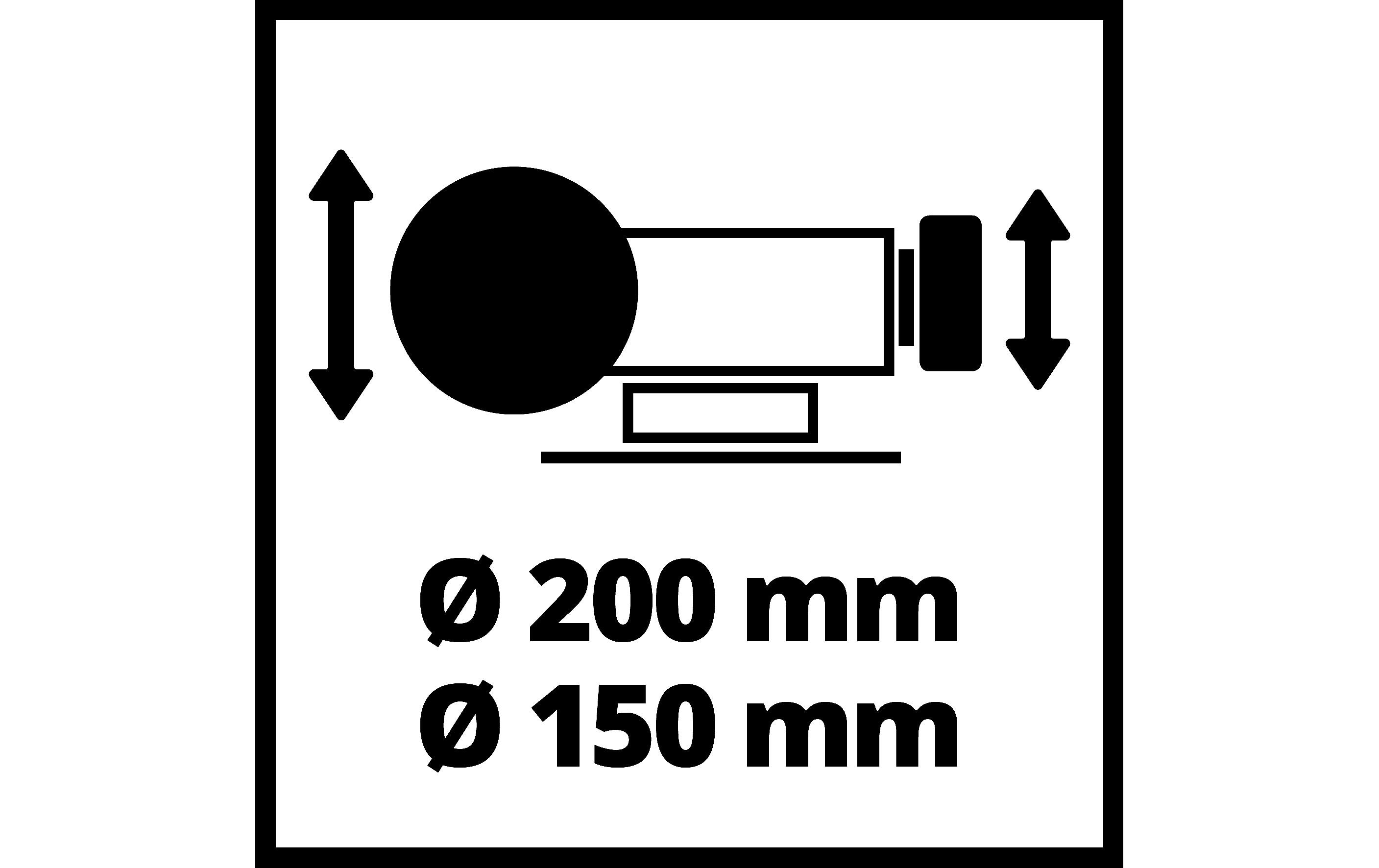 Einhell Nass/Trockenschleifer TC-WD 200/150