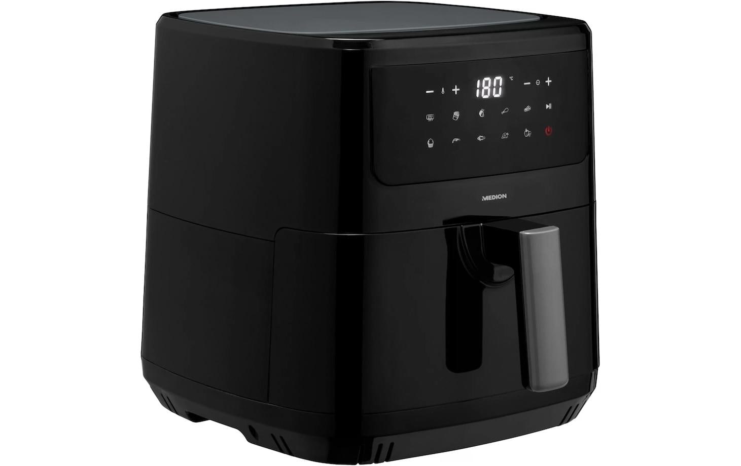 Medion Heissluft-Fritteuse MD 11750 7.2 l, Schwarz