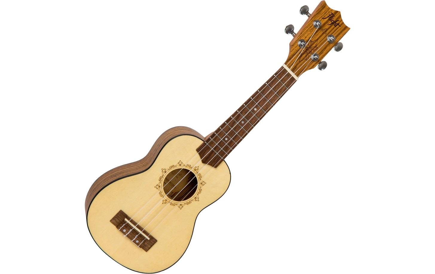 Flight Ukulele Soprano – Spruce/Zebrano