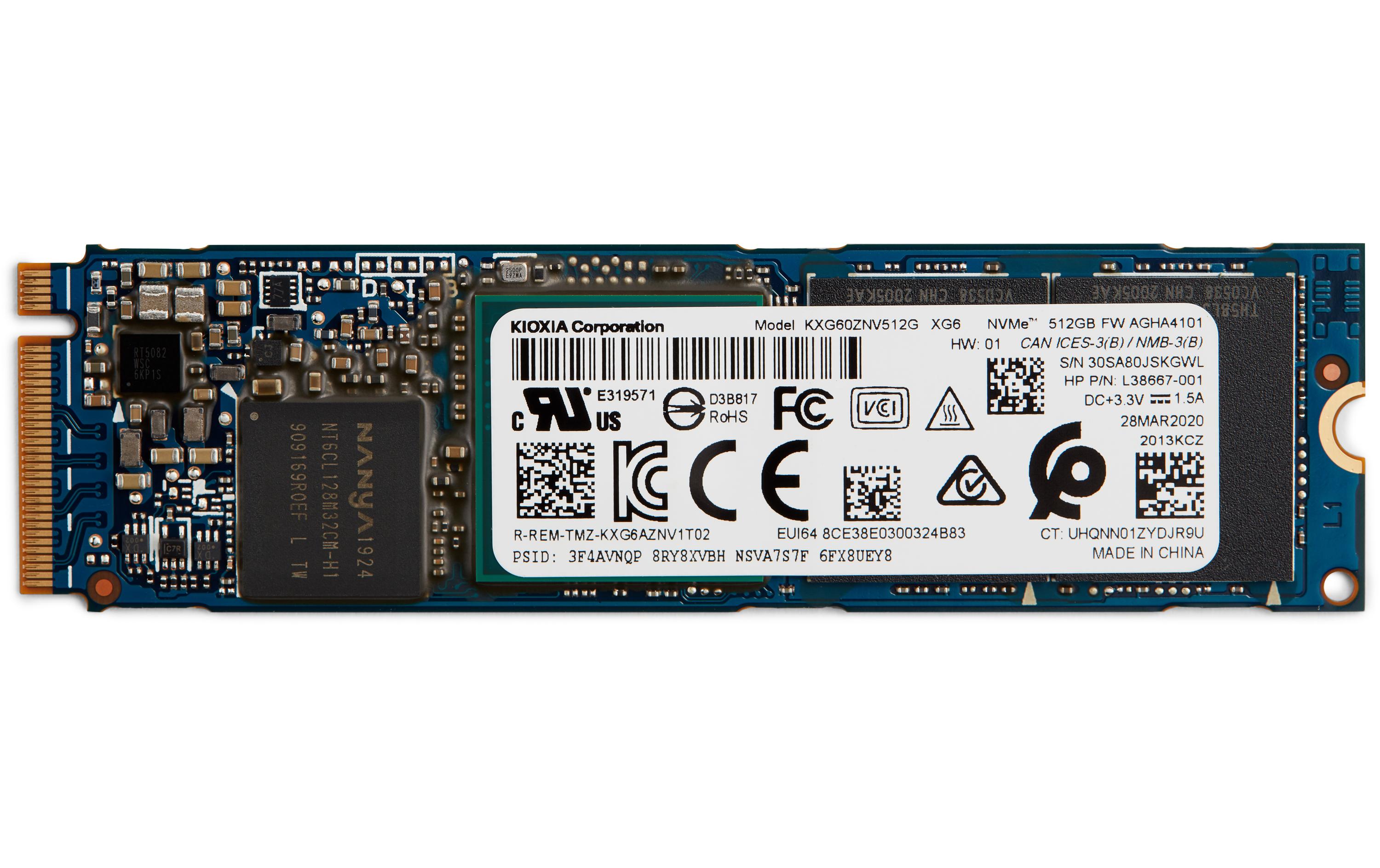 HP SSD 512 GB TLC M.2 PCI-e 3 x 4 NVMe 1D0H7AA
