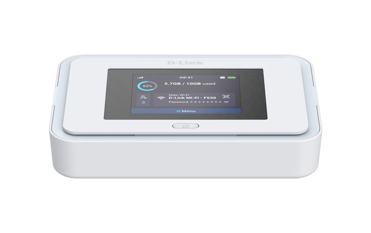 D-Link 5G Hotspot 5G NR AX3000 Wi-Fi 6 2.4 Zoll LCD Nano-SIM
