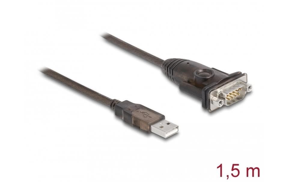 Delock Serial-Adapter 62645 USB Typ-A zu RS-232 mit Muttern Delock Serial-Adapter 62645 USB Typ-A zu RS-232 mit Muttern