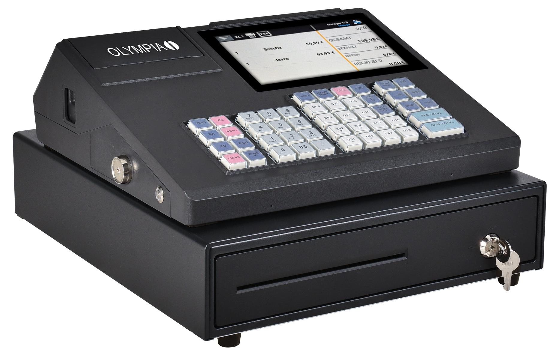 Olympia Registrierkasse K200 Schwarz
