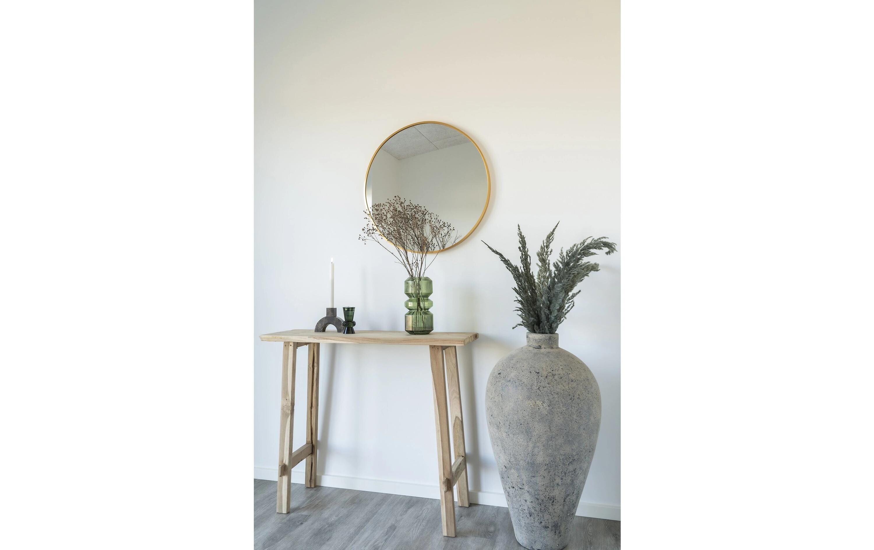 House Nordic Vase rund 25 cm, Grün