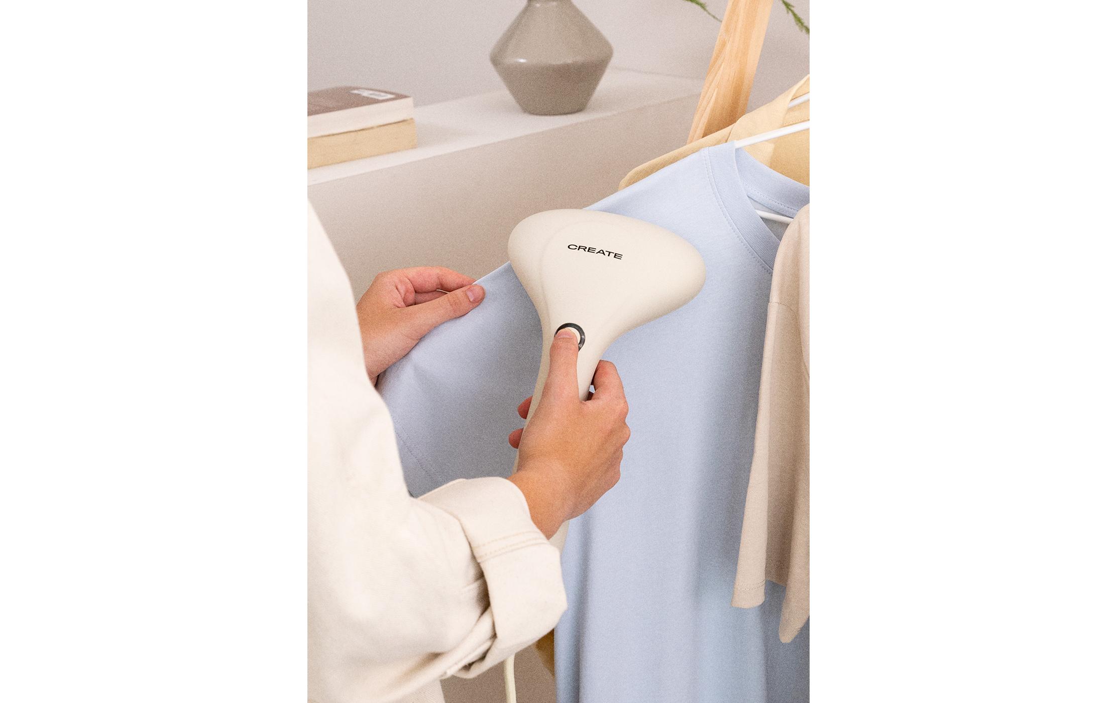 Create Dampfbürste Iron Up 1500 W, Crème