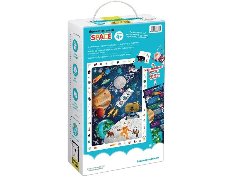 Banana Panda Puzzle Observation Space Pappe 60 Teile Banana Panda Puzzle Observation Space Pappe 60 Teile