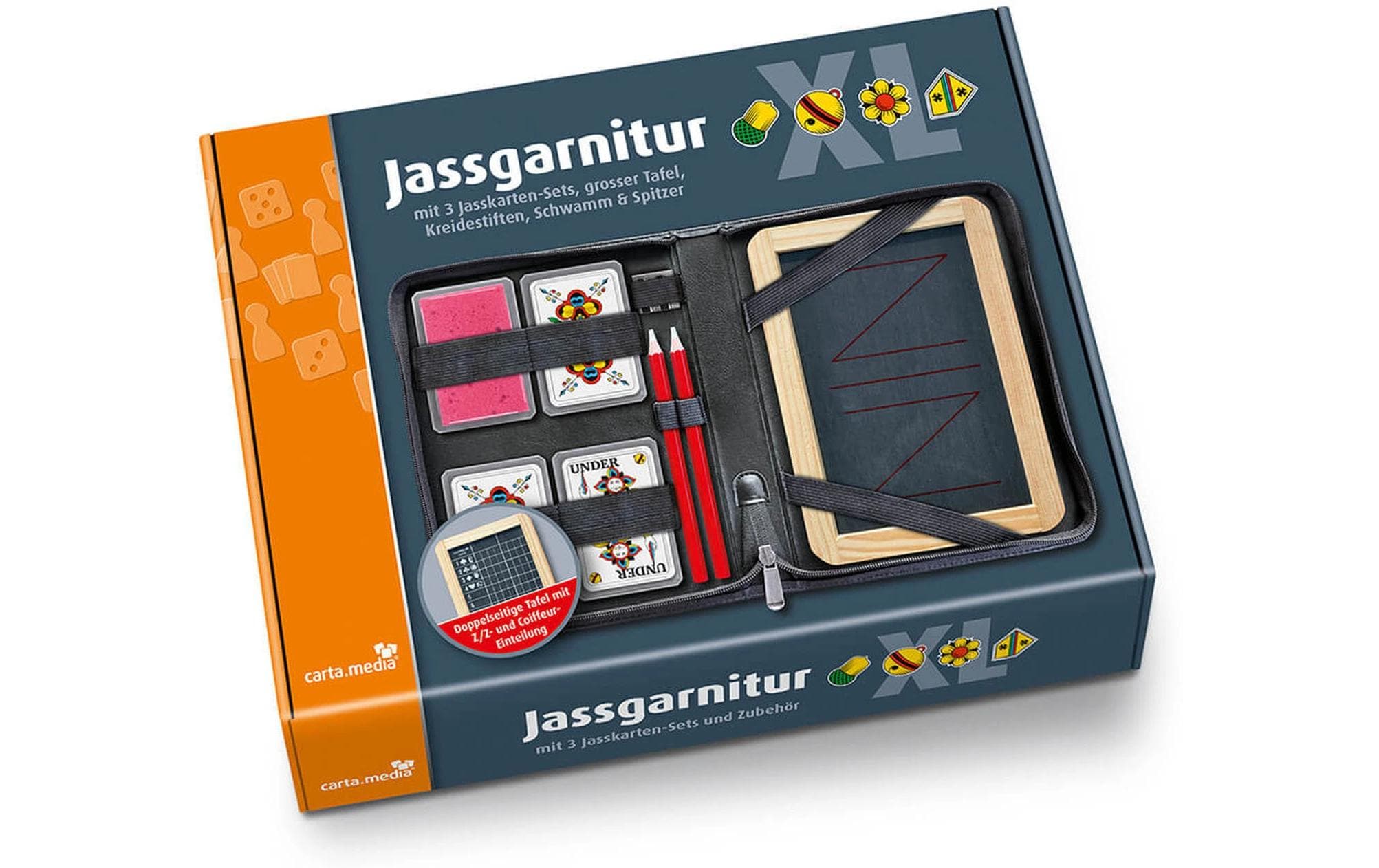 Carta.Media Jassgarnitur XL mit deutschen Jasskarten