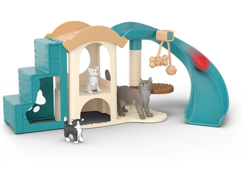Schleich Spielfigurenset Spielspass für Katzen Schleich Spielfigurenset Spielspass für Katzen
