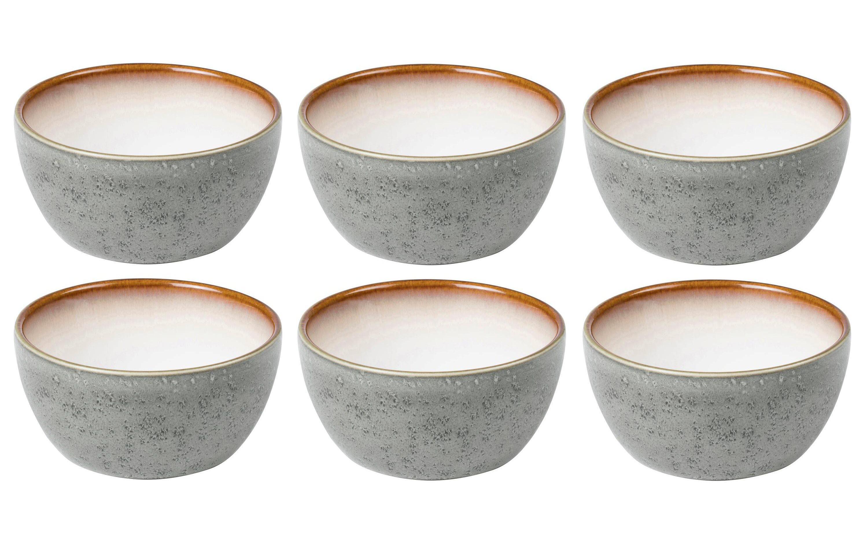 Bitz Snackschale Ø 10 cm 6 Stück, Grau/Crème