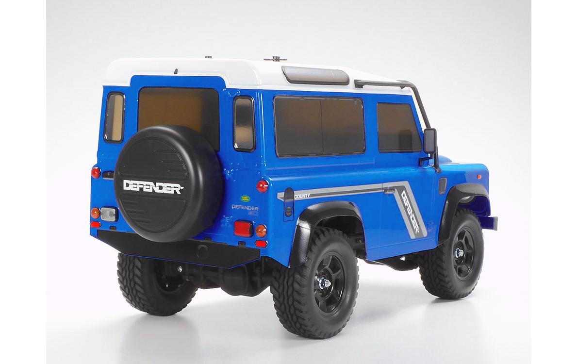 Tamiya Scale Crawler Land Rover Defender D90 Blau, CC-02 1:10, Kit