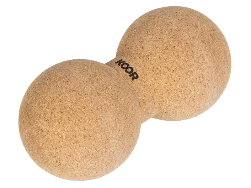 KOOR Faszientraining Doppelball, Kork KOOR Faszientraining Doppelball, Kork